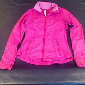 Lululemon vibrant pink zip sweater